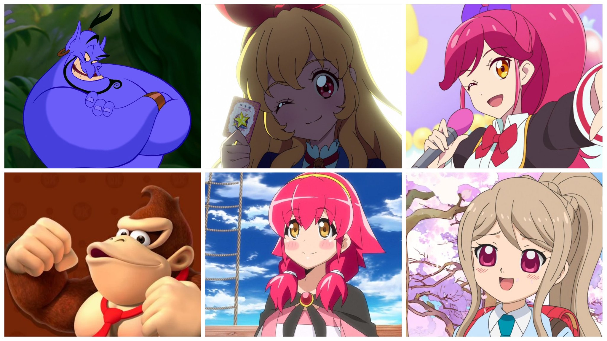 Twitter 上的 Toj K05 同じ声優でキャラ二人晒せ 山寺宏一 ジーニー Amp ドンキーコング Tvアニメ 諸星すみれ 星宮いちご Amp ユナ 石原夏織 音城セイラ Amp 桜井のぞみ T Co Vxzu1ix84l Twitter