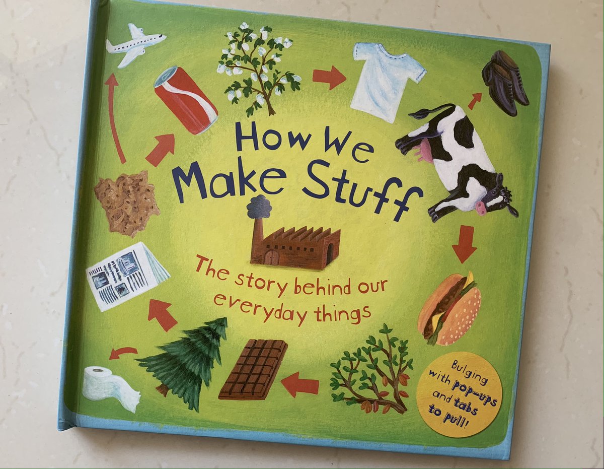 This pop-up book is so cool and tells children the story behind our everyday things, including chocolate.