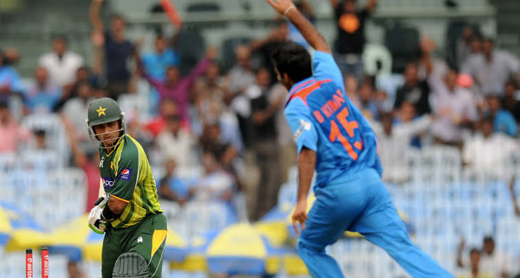 Bhuvneshwar kumar is first bowler in the history of cricket to take his first wicket as bowled in all formats.