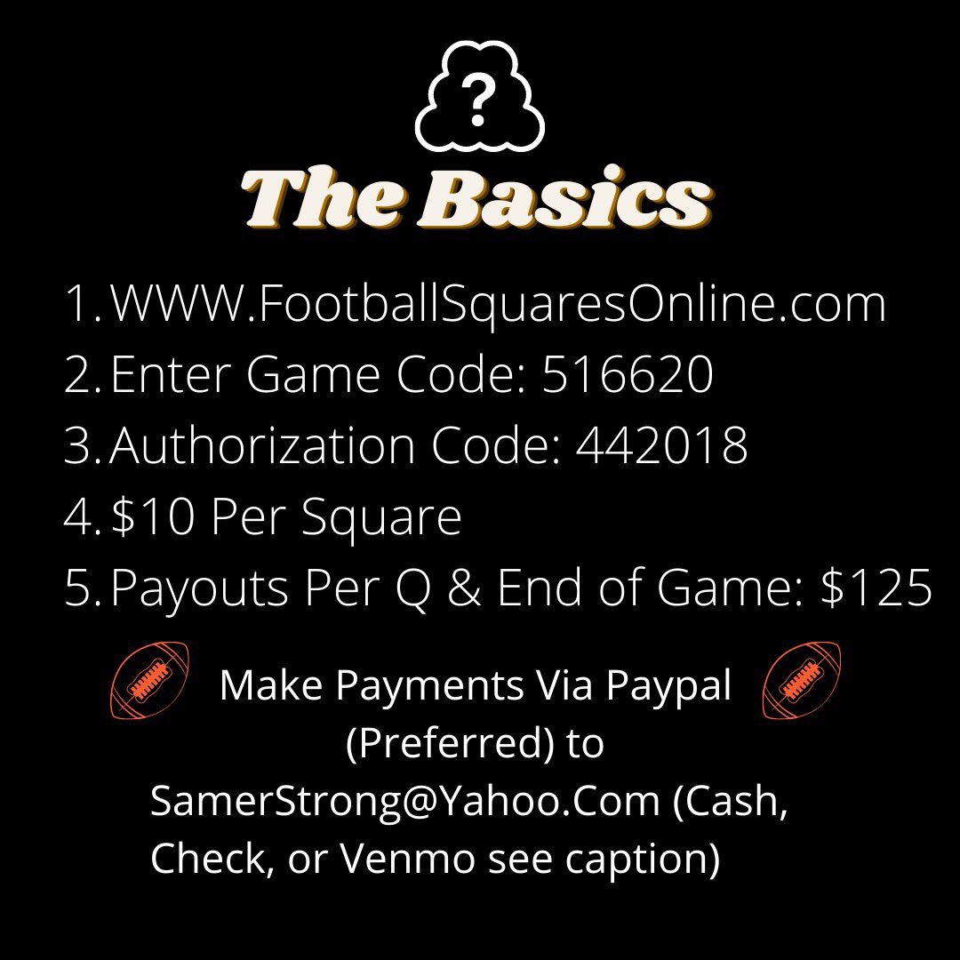 samer_strong's tweet photo. Only 3 days left to get your Super Bowl Squares 👀 don’t miss out on this amazing opportunity to help the foundation AND a chance at some prize money 💰 https://t.co/lqisQMFf2T