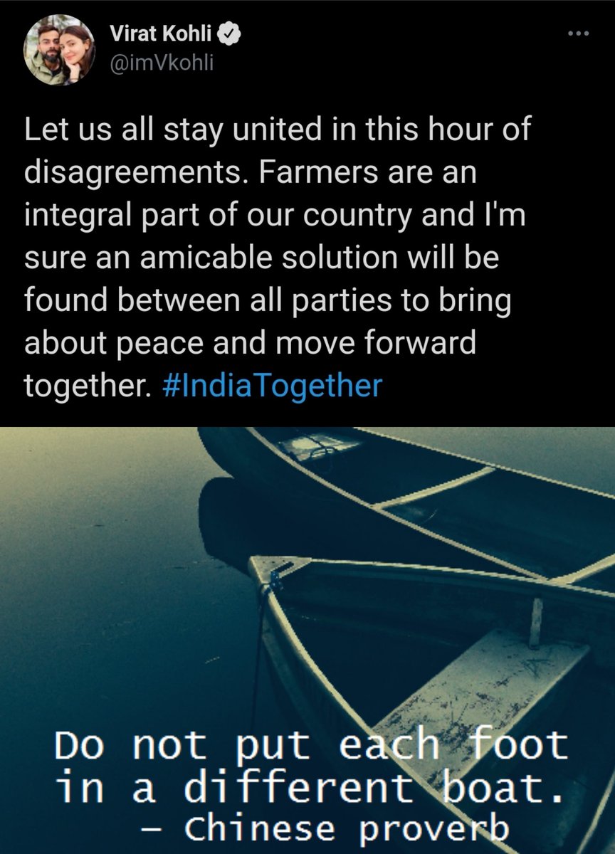 kk4kirankumar's tweet photo. #StandWithFarmers 
#SpinelessIndianCelebs https://t.co/2dtA7k0uq6