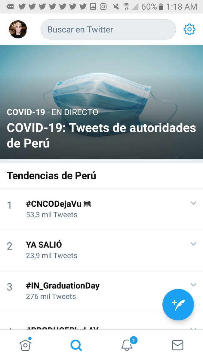 ofc_zabdiel's tweet photo. @CNCOmusic Somos tendencia 1 en Perú 🇵🇪🇵🇪 
Son los mejores ❤❤❤❤

YA SALIÓ 
#CNCODejáVu 
#CNCODejaVuIsComing https://t.co/ERQDngKuoe