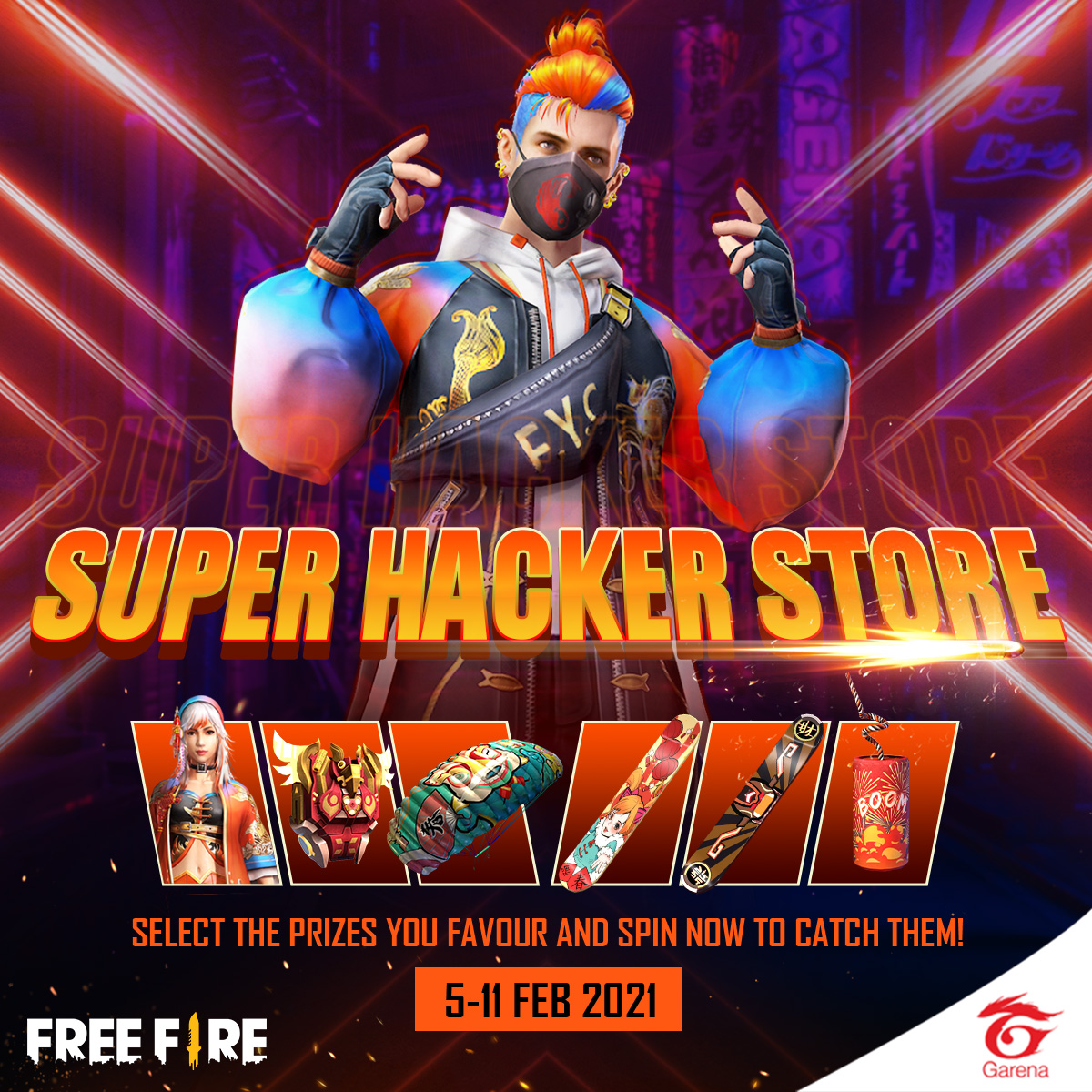 Garena Free Fire India on X: Survivors! Moco has brought along a new set  of amazing rewards for you, but she needs your help in hacking her way  through the store! 👾
