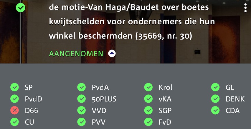 WybrenvanHaga's tweet photo. Ondernemers die hun winkel probeerden te beschermen tegen plunderaars kregen een boete omdat ze zich niet aan de avondklok hielden. Gelukkig is een meerderheid het met #FVD eens dat deze boetes moeten worden kwijtgescholden.
#StemNederlandTerug op 17 maart https://t.co/fmSuaG9UQv