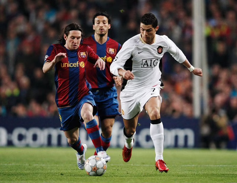 His last season.The 08/09 season saw Ronaldo net 26 times whilst he also assisted 12 times. United reached another UCL final but came runners up to the strongest Barca side. However, Ronaldo continued to impress domestically where he contributed to another league title. {1/2}