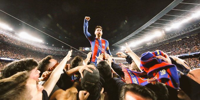 1. Barcelona 6-1 PSG (2017 UCL RO16)One of the most memorable Barca comebacks OF ALL TIME. Came from behind (4-0) to complete one of the biggest comebacks in UCL HISTORY. Everyone in the Camp Nou was going crazy. It was called 'La Remontada'.