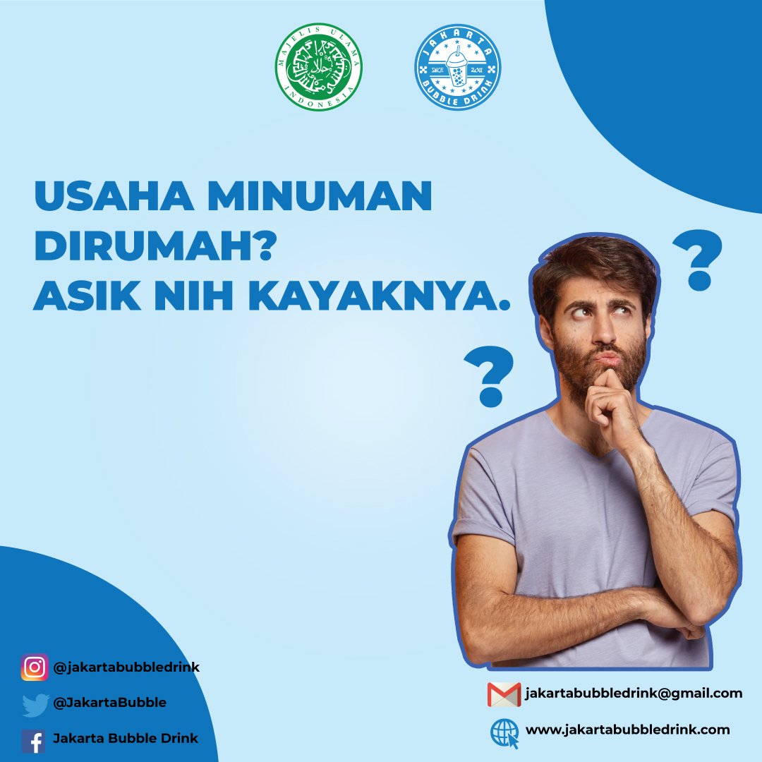 Usaha minuman di rumah? Asik nih kayaknya!!
Yukk mulai usaha dari sekarang, untuk bahan baku nya Jakarta Bubble Drink udah sedia lengkap lho😍
--
#usahaminumanbubble #usahaminuman #minumanpowder #wirausaha #enterpreneur #pengusaha #pengusahaminuman #indonesia #JakartaBubbleDrink