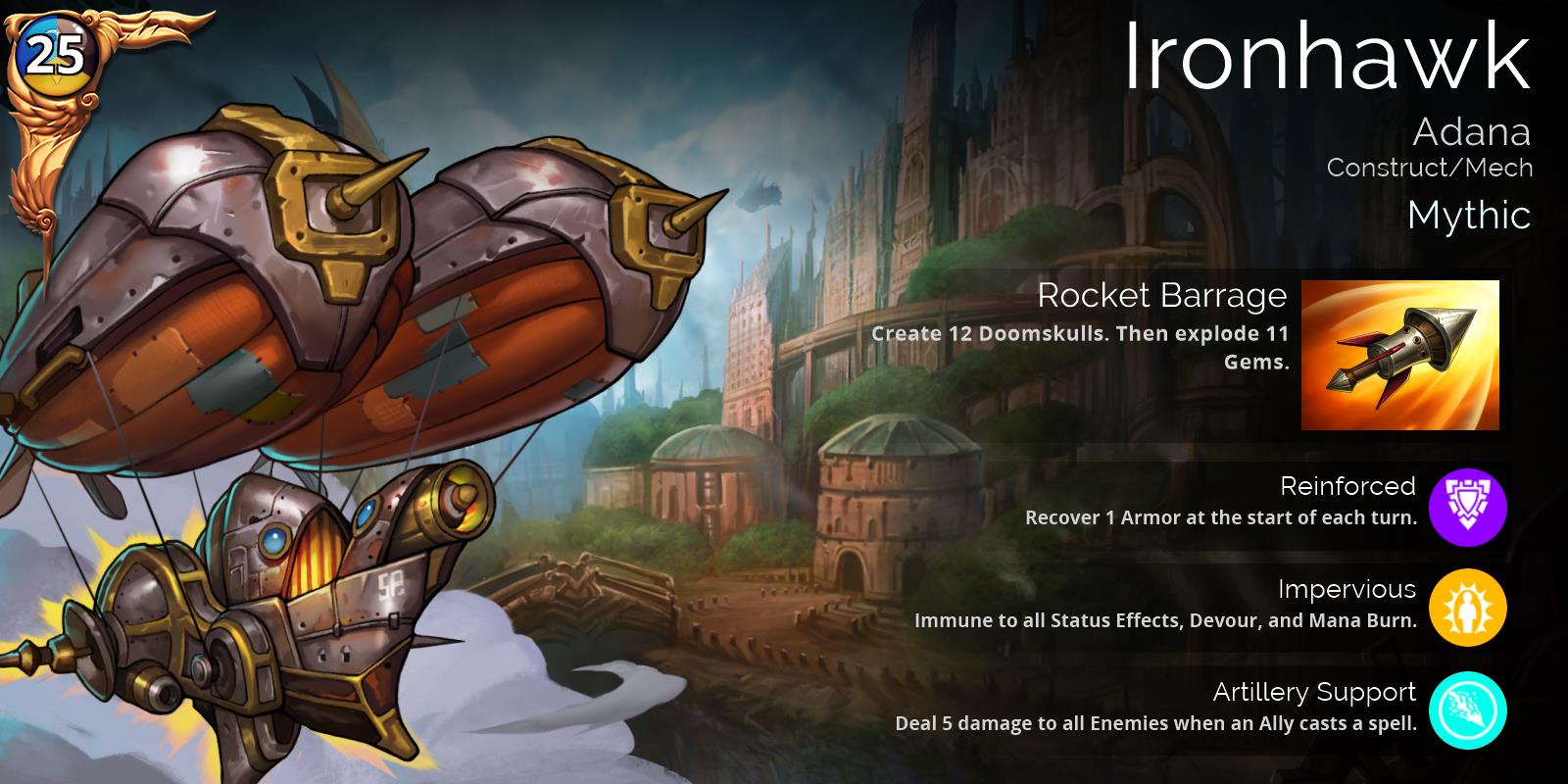 Gems Of War Auf Twitter Our New Mythic Is Here Ironhawk Is Touching Down In Adana So Make Sure To Recruit One Of Your Very Own Over The Next Week In Gems