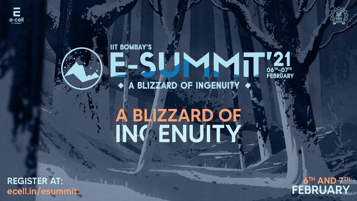 SINEIITB's tweet photo. LESS THAN 24 HOURS TO GO!
The 16th Edition of E-Summit 2021 kickstarts tomorrow with some of the best industry speakers
Link: https://t.co/TJJ1ShjlFy
#Esummit2020 #Startup #Register #IITBombay #CreatingJobCreators #entrepreneurship
@Poyni @sjgharpure @ecell_iitb https://t.co/vQjb9ytBPq