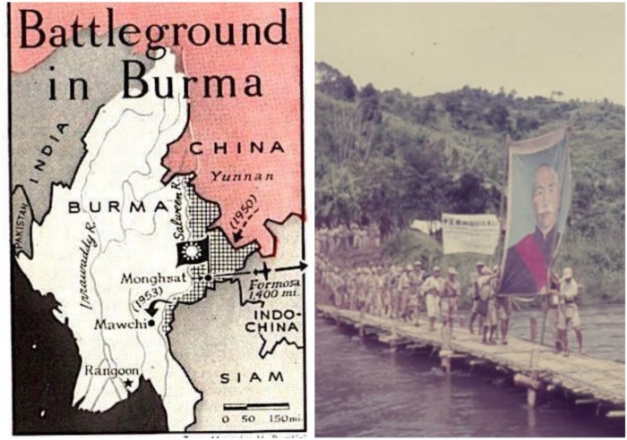 That time in 1953 when CIA financed remnant KMT army took over Northern Myanmar as an anti-Communist base agst People's Republic of China and turn the area into the world's largest source of opium/heroin production. Air America helped to fly out drugs and fly in US weapons