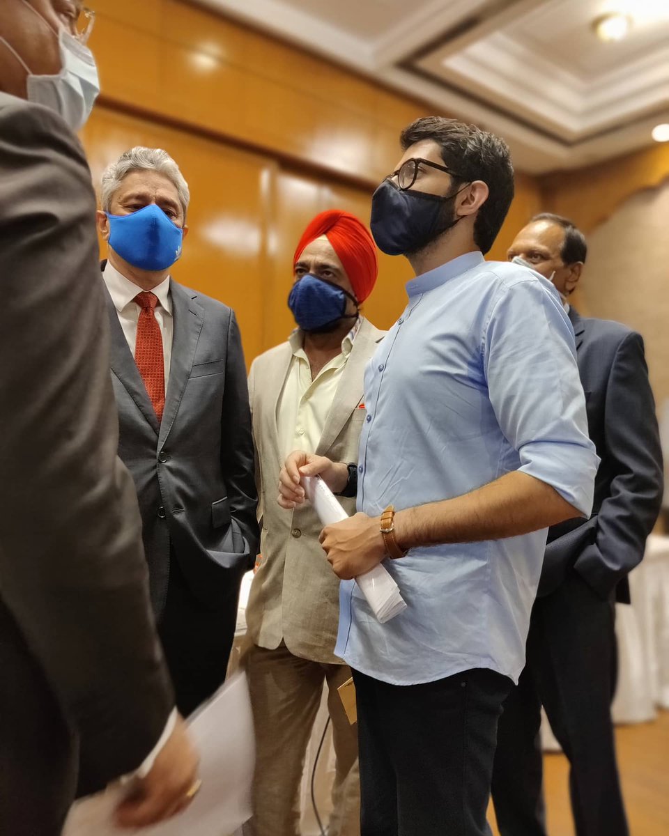 FhraiO's tweet photo. Post Event Captures - 02 Feb 2021
Members of the #FHRAI & HRAWI in an informal chat with the Hon'ble Minister of Tourism, #Maharashtra - Shri Aaditya Thackeray.
#Hospitality #hospitalityindustry #hospitalitynews #hotels #restaurants #industrystatus #maharastratourism https://t.co/ObwCQDeFjt