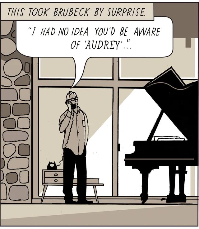 tedgioia's tweet photo. Audrey Hepburn listened to the composition Paul Desmond wrote for her every night before going to bed—and he never knew it. https://t.co/WHtxTrLEJU https://t.co/C2fA5WKSHa