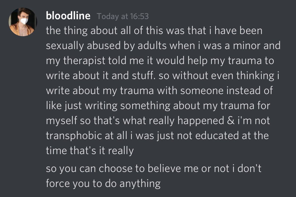downwithp3do's tweet photo. considered). Last year, a writer named Bloodline was exposed for paedophilic themes in his private DM’s. The same week i exposed mortuapueIIa to those that knew him, I was sent this screenshot of a text written by Bloodline in which he tried to excuse his behaviour. That text, https://t.co/LTayTNqAKv
