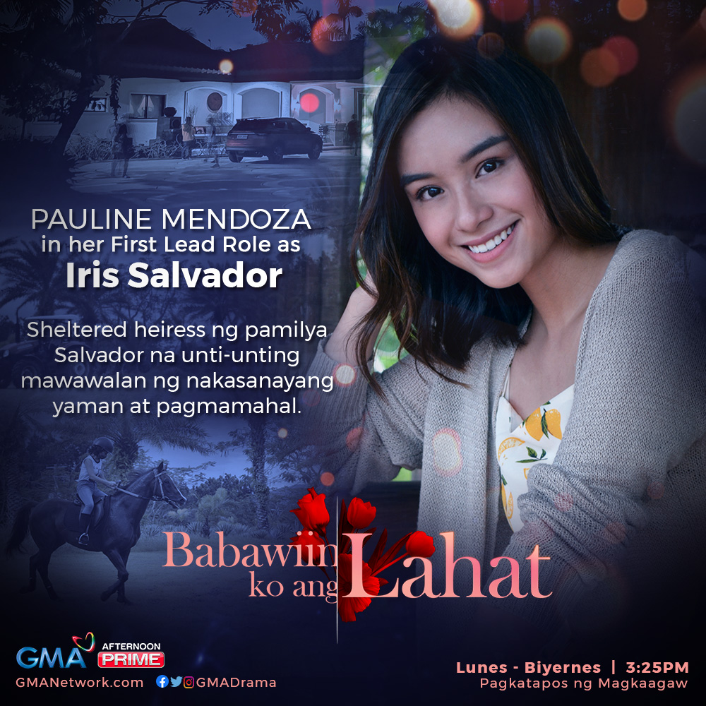 GMADrama's tweet photo. Ang mga Salvador
@iammendozapau bilang Iris Salvador
John Estrada bilang Victor Salvador
Tanya Garcia-Lapid bilang Christine Salvador
#BabawiinKoAngLahat https://t.co/6LjJ9Jo0rN