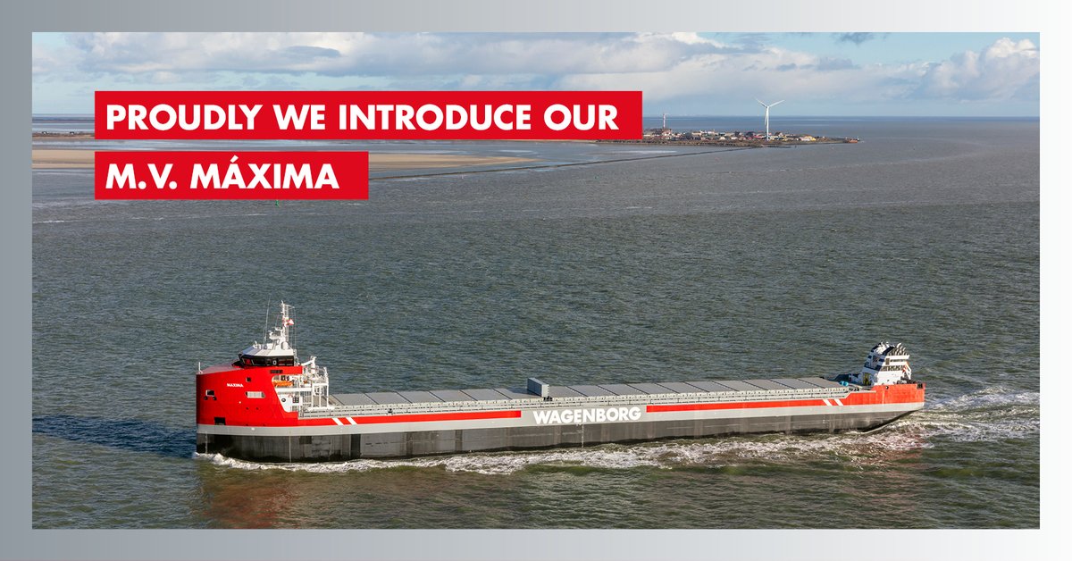 The second EasyMax was delivered to Wagenborg and affiliated owners and taken into service under her official name: Máxima.