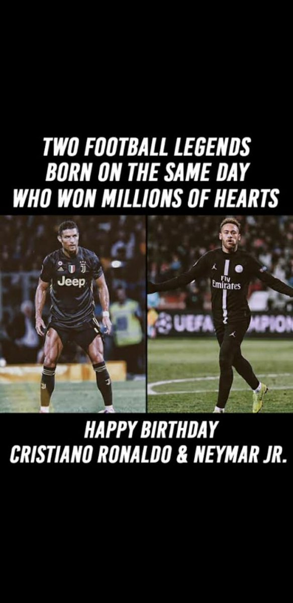 ideal_nigeria's tweet photo. happy birthday legends 💪💪
#Ronaldo #neymar #birthday #bosch #ieelectronics #luxurylifestyle #luxurykitchen https://t.co/5vE7yPCpfd