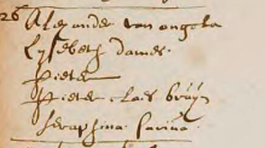 They were the godparents of different Black children born in the area. Like Pieter, the son of Alexander van Angola and Lijsbeth Dames and Catharina, the daughter of Louisand Esperanza Alphonse. The children were baptized in the House Moyses.  #BlackHistoryMonth  