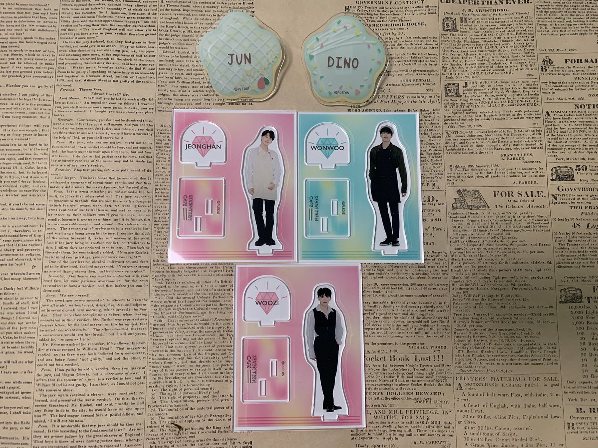 beautifulpetal's tweet photo. Seventeen Cafe 2020 Standee

Jeonghan / Wonwoo $20
Woozi $18

Badge &amp; Pin
Jun / Dino $6 https://t.co/HcvV4BWG1U