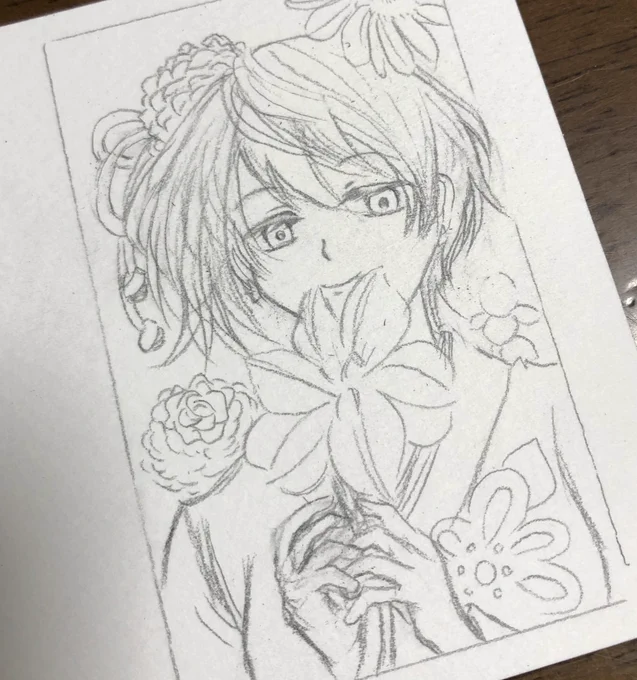 ちなみに下書き〜
キラキラ春詰め詰め… 