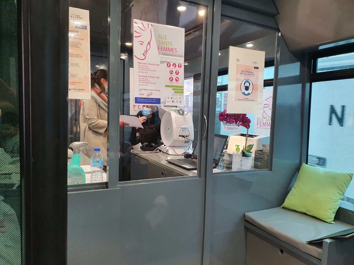 instituthds's tweet photo. Le #BusSanteFemmes revient aujourd'hui à @ville_carrieres de 13h à 17h 📌 Point Info Santé, Pôle Michel Colucci, 124 avenue Maurice Berteaux 📌
#PréventionSanté #Dépistages #ConseilsDeVie https://t.co/MfHlxATkiL