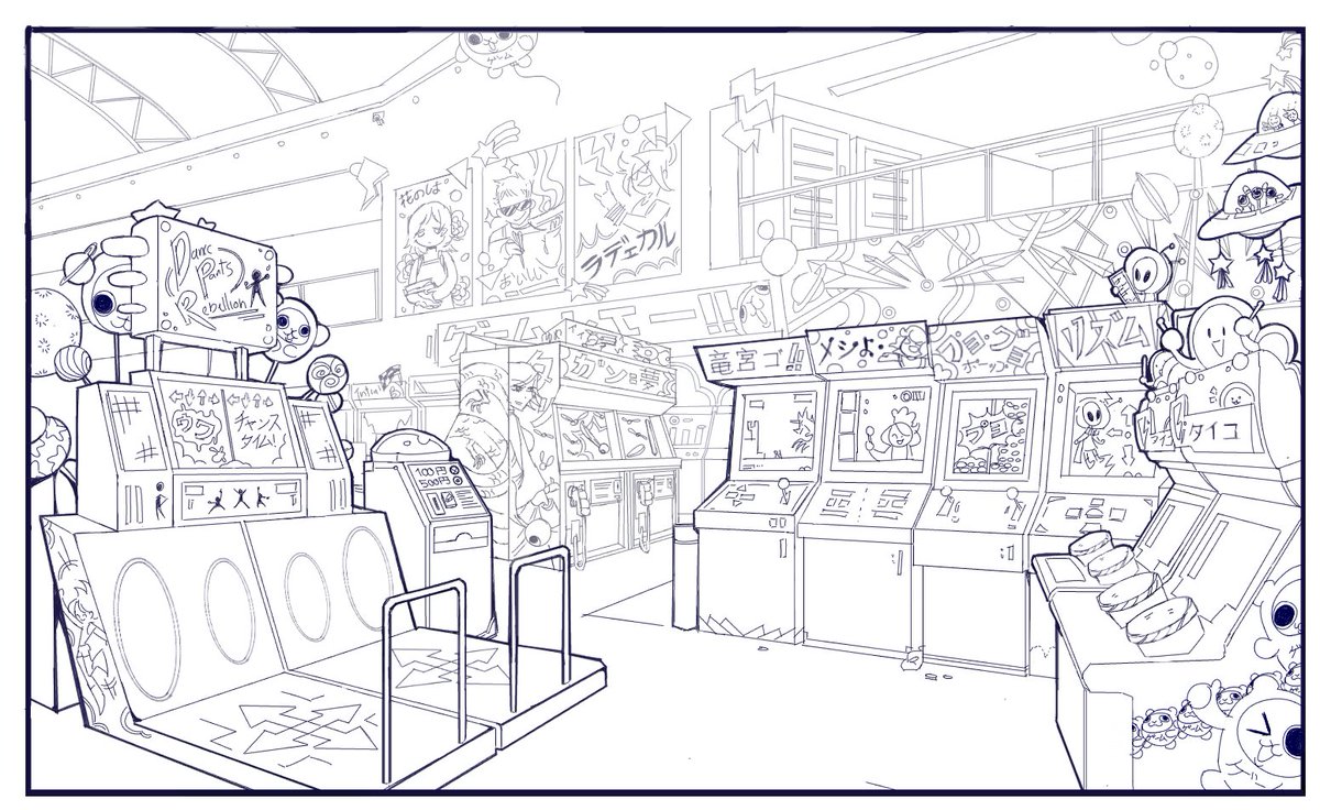 Hi I'm Toi and I enjoy spending way too long on really detailed bg lineart 