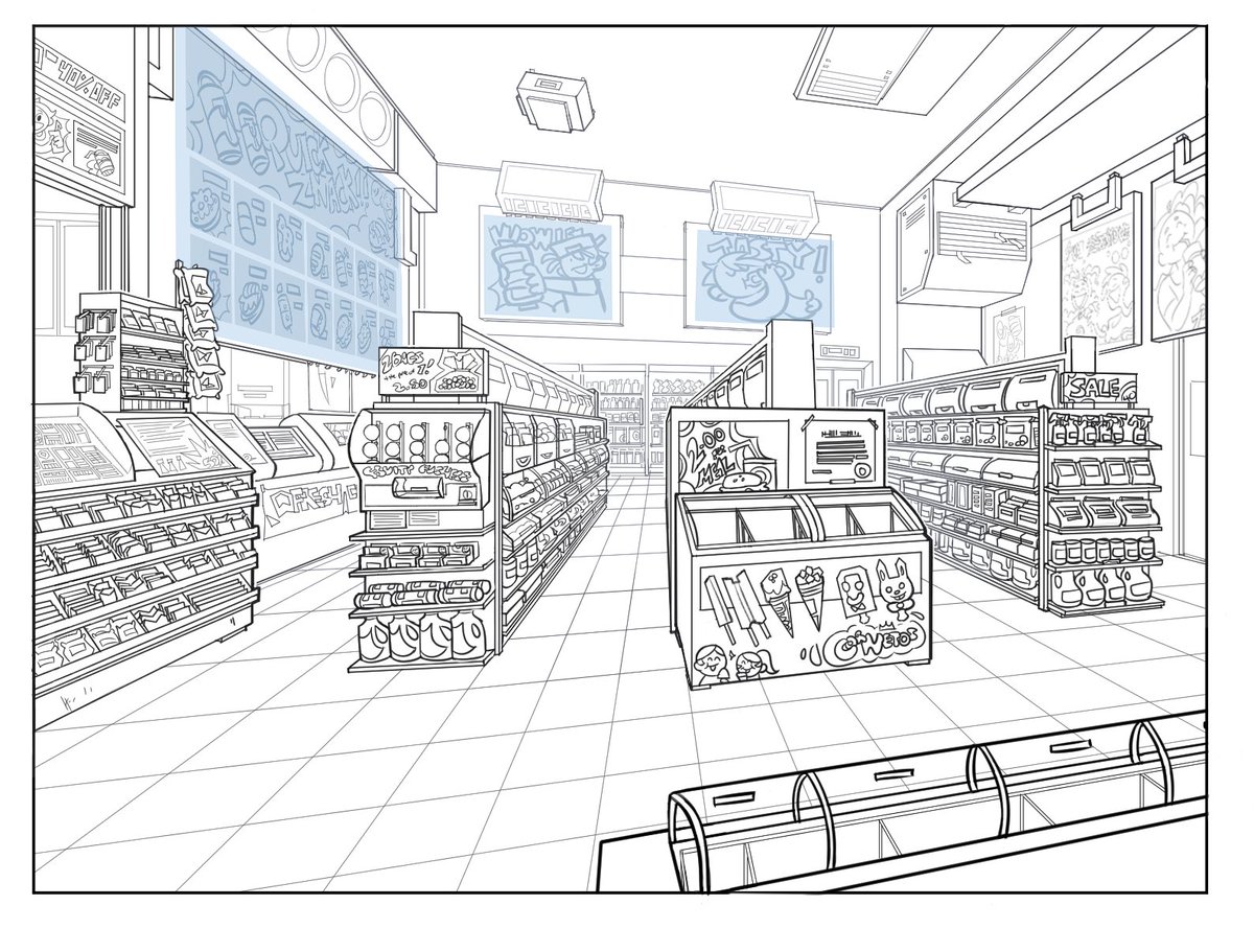 Hi I'm Toi and I enjoy spending way too long on really detailed bg lineart 