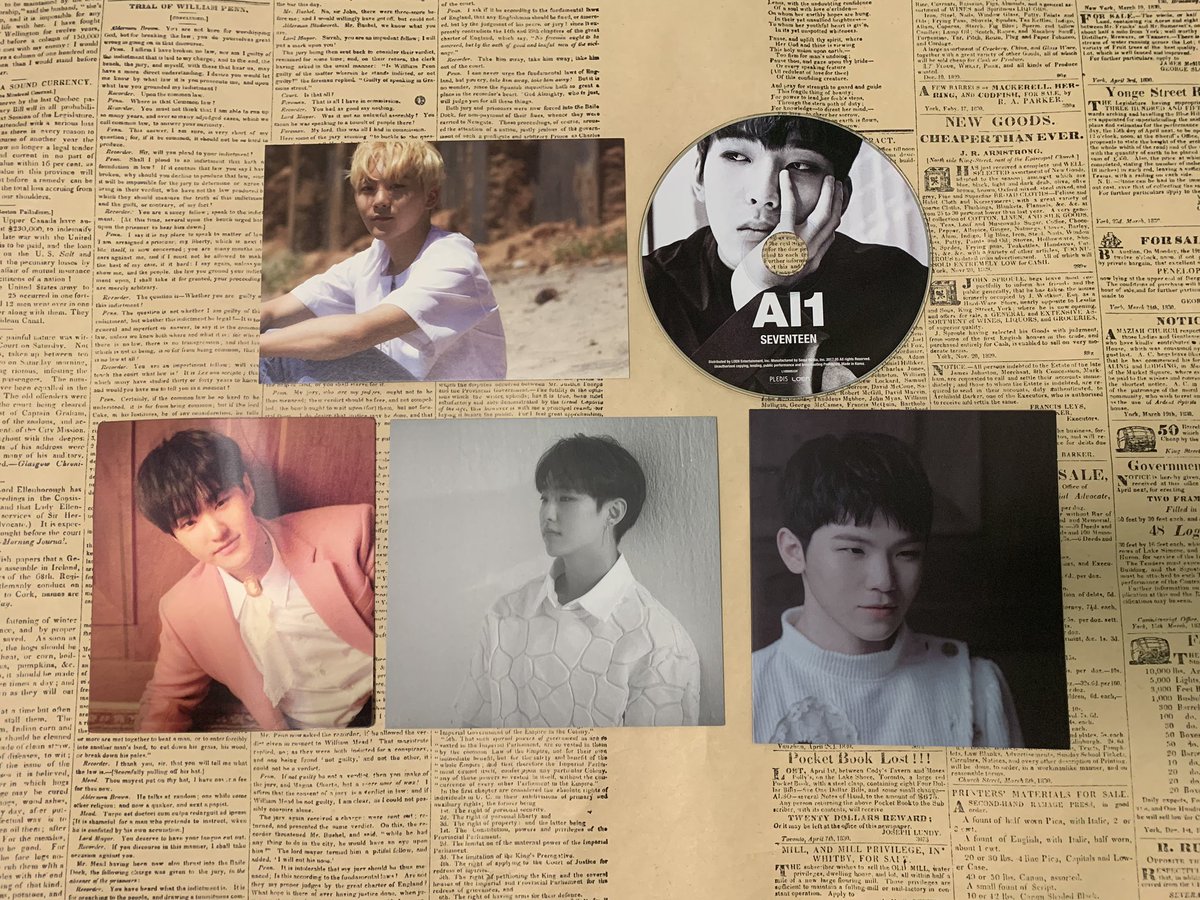 beautifulpetal's tweet photo. Seventeen Korea Photocards

All $5 each

Al1 (Dont Wanna Cry) CD Wonwoo

DWC Seungkwan Postcard

YMMD You Made My Dawn (Home) lenticular Hoshi

YMMD Behind Poster Hoshi / Woozi https://t.co/I6y2UOKvRy