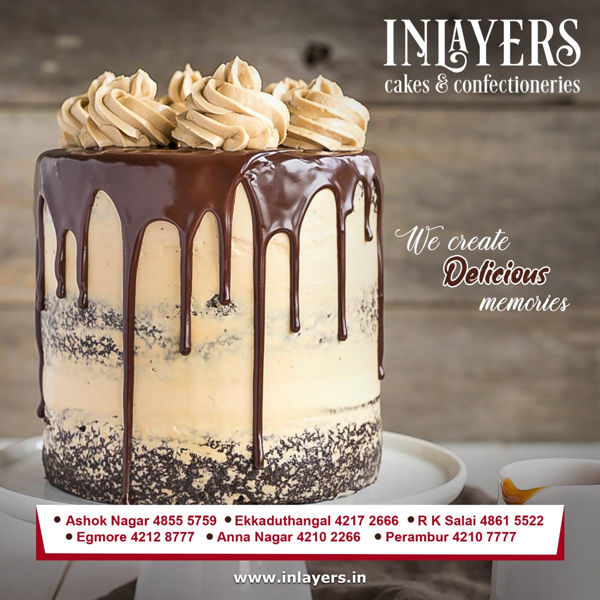CakeInlayer's tweet image. Add more sweetness to your life with Inlayers cakes. 

Get a cake of pure flavours and taste, order online and feel the new taste

Order Now: inlayers.in

#cake #cakes #birthdaycake #cakedecorating #chocolate #food #dessert #cakesofinstagram #birthday #instafood