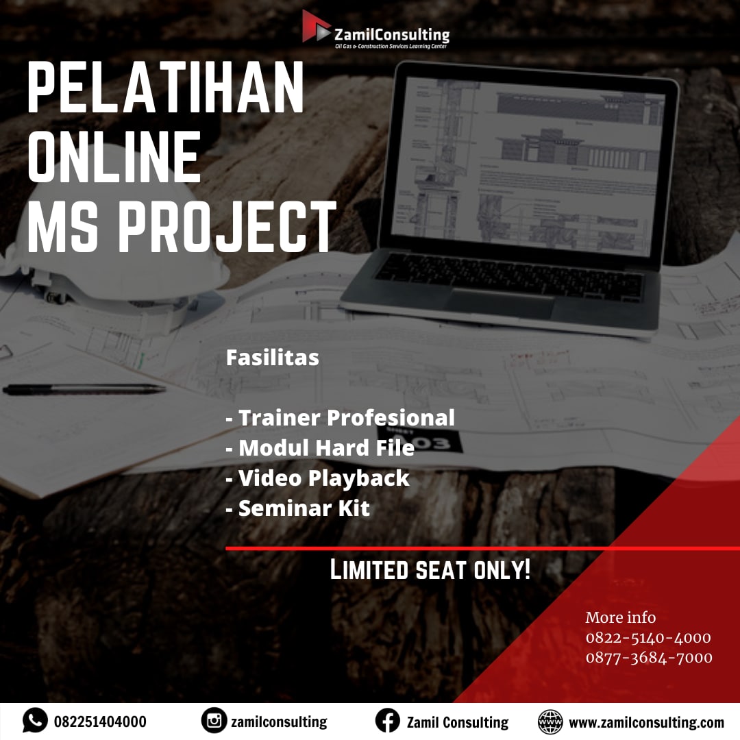 ZamilConsulting's tweet image. Pelatihan Ms Project #msprojectonline #kursusmsproject #trainingmsproject