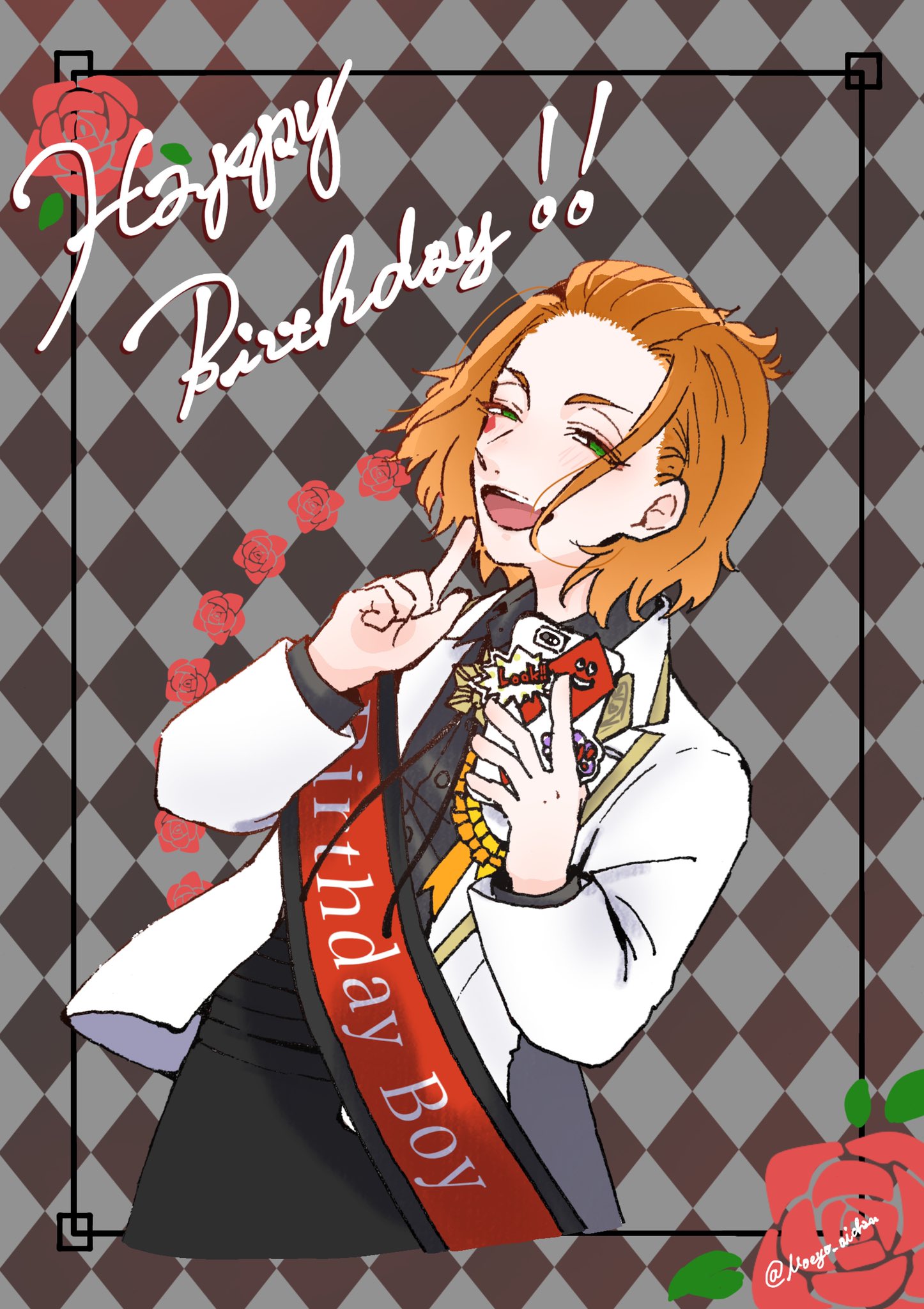 ちゃり ハッピーバースデー と言い張る ケイト ダイヤモンド誕生祭21 後夜祭 Twstファンアート いい加減筆記体の正しい書き方勉強した方が良い ついでに英語もね しかし私のiqは3 T Co Nnmfxjte Twitter