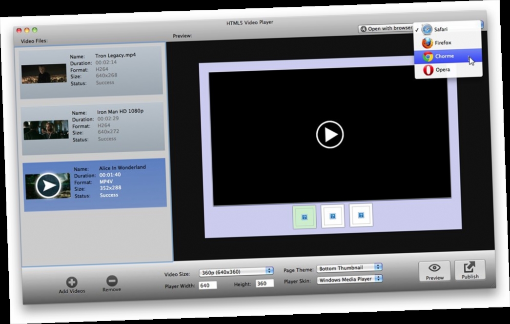 download html mp4 player / Twitter