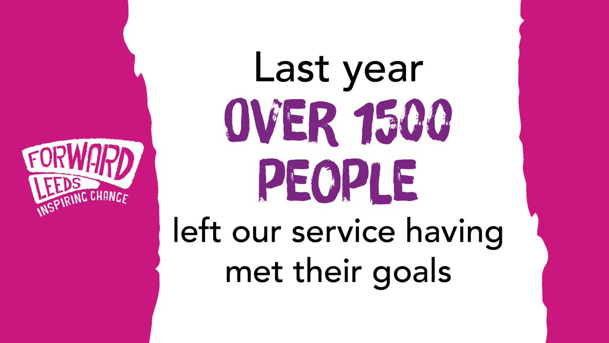 More people recover from issues with #drugs and #alcohol in #Leeds than any other part of the country.

In 2020 1500+ people left our service in a positive and planned way. More than any other service in England. If you'd like support/info get in touch ▶ forwardleeds.co.uk/contact/
