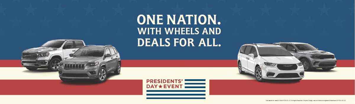 PomocoAuto's tweet image. #POMOCO  PRESIDENTS' DAY Sale Event  🇺🇸 #POMOCO CDJR of Newport New  757 369 3565 #Value you love, People You #Trust