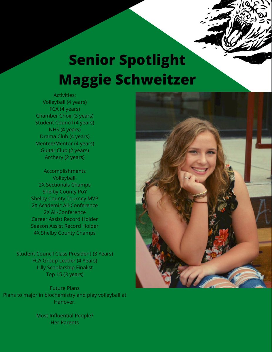 TCTIGERS's tweet photo. Here are our Senior Spotlights for the week. Good luck this year and on your future endeavors! #onceatigeralwaysatiger https://t.co/qLBbo0t7Wx