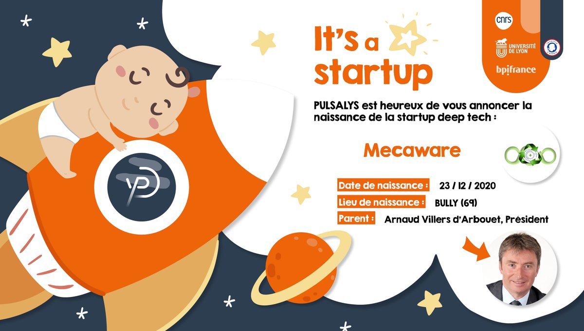 PULSALYS (@pulsalys) on Twitter photo #UneStartupEstNée🌟 MECAWARE recycle des produits technologiques, notamment les batteries, pour récupérer de manière écologique des métaux critiques et des terres rares grâce à une innovation de <a href="/ICBMSLyon/">ICBMS Lyon</a> + d'infos ➡️ bit.ly/3jl7I5Y
<a href="/UniversiteLyon/">Université de Lyon</a> <a href="/CNRS_dr07/">CNRS Rhône Auvergne</a> <a href="/Bpifrance/">Bpifrance</a> #UneStartupEstNée🌟 MECAWARE recycle des produits technologiques, notamment les batteries, pour récupérer de manière écologique des métaux critiques et des terres rares grâce à une innovation de <a href="/ICBMSLyon/">ICBMS Lyon</a> + d'infos ➡️ bit.ly/3jl7I5Y
<a href="/UniversiteLyon/">Université de Lyon</a> <a href="/CNRS_dr07/">CNRS Rhône Auvergne</a> <a href="/Bpifrance/">Bpifrance</a>