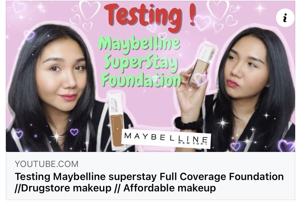 Rinly_linly's tweet photo. Have you ever try Maybilline Superstay Foundation ? Check put my channel 👉🏽 https://t.co/JEP9dRBla6 #makeup #makeuplover #makeupblogger #makeupbloggers #makeupreview #makeupyoutube #drugstoremakeup #drugstoreproducts #maybilline #maybillinefoundation https://t.co/TGpncJ6evv