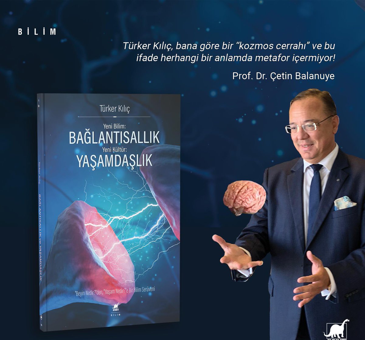 Kitap nihayet çıktı

Yeni Bilim BAĞLANTISALLIK, 
Yeni Kültür YAŞAMDAŞLIK

 <a href="/ayrintiyayinevi/">Ayrıntı Yayınları</a> sitesinden ısmarlayabilirsiniz

Yakında kitapçılarda

(Yazar geliri Nörolojik Bilimler Vakfına neuroistanbul.org bağışlanmıştır)

ayrintiyayinlari.com.tr/kitap/yeni-bil…
