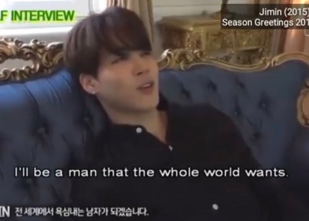 - "What will you be like in 10 years?"JM: I'll be a man that the whole world wants."