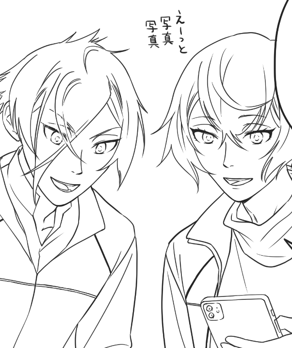 膝丸くんほんと難しいんですけどー!ちゃんと描けてる?? 