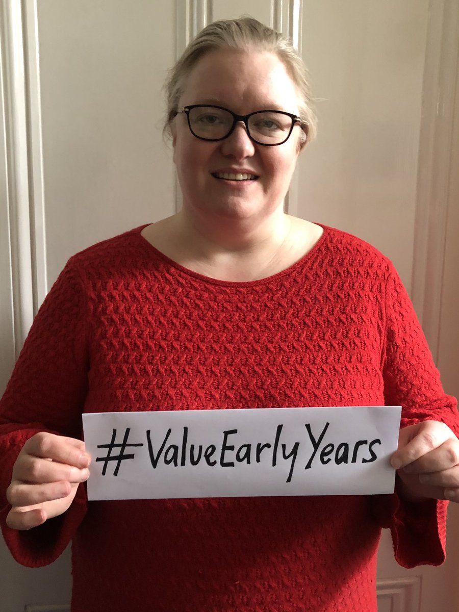 My mam was a teacher specialising in infants & special needs education & worked in preschool ed too for a while - I’ve known the value of early years ed & how tough it is all my life from watching her work. Early years & childcare workers deserve so much better! #ValueEarlyYears
