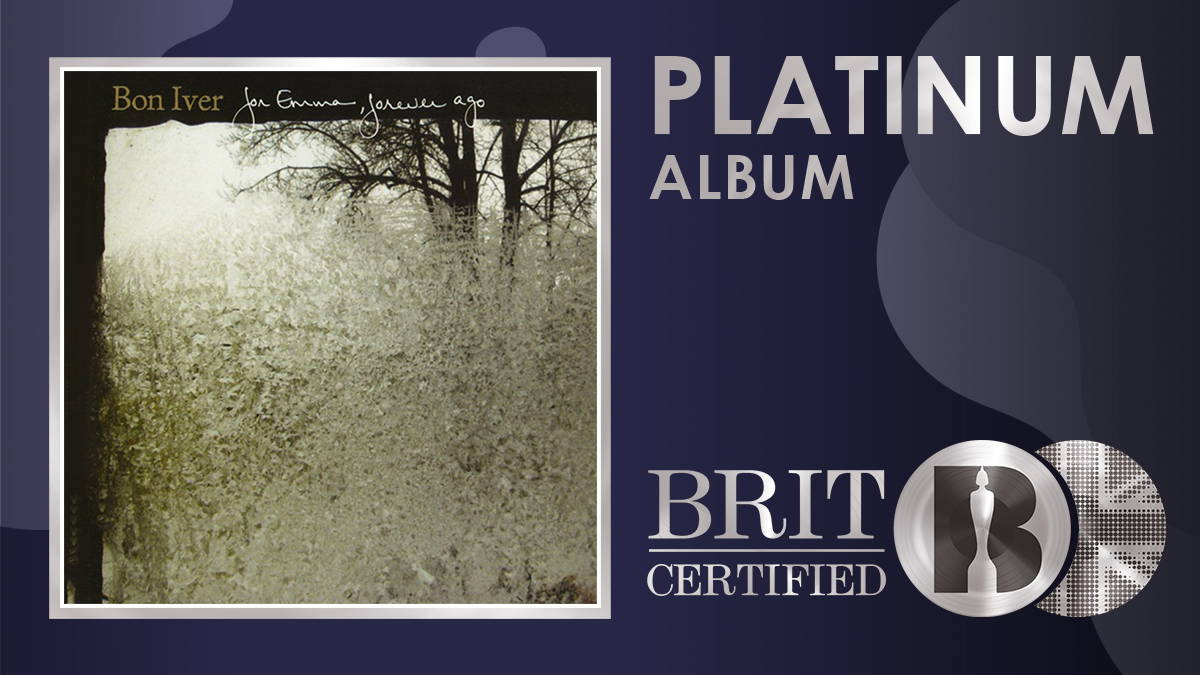 ✨ <a href="/boniver/">Bon Iver</a>'s debut album 'For Emma, Forever Ago' is now #BRITcertified Platinum! 💿