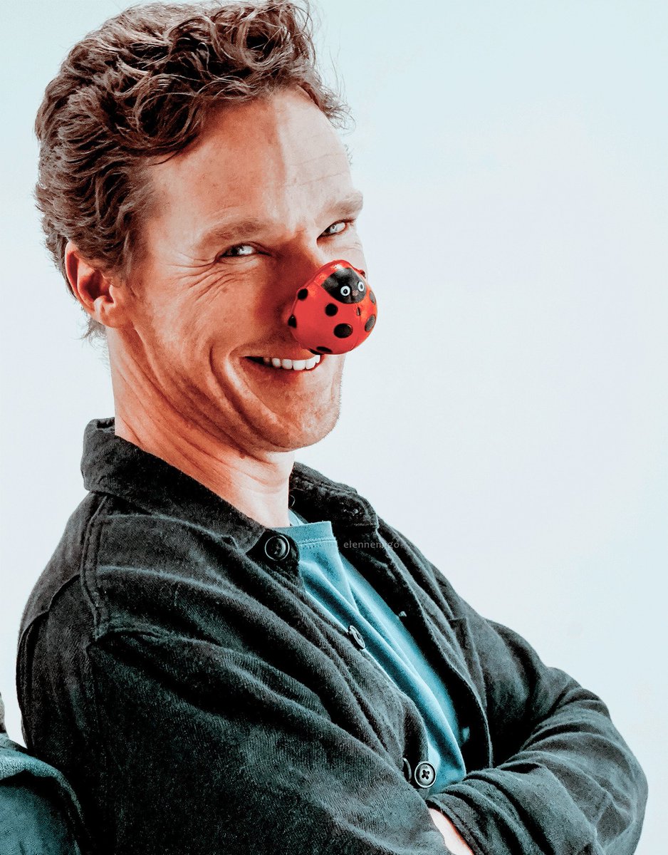 ElenneMigo's tweet photo. COMIC relief #rednoseday
#CumberLetterC @CumberbatchSpam https://t.co/qRYvMI3HAx