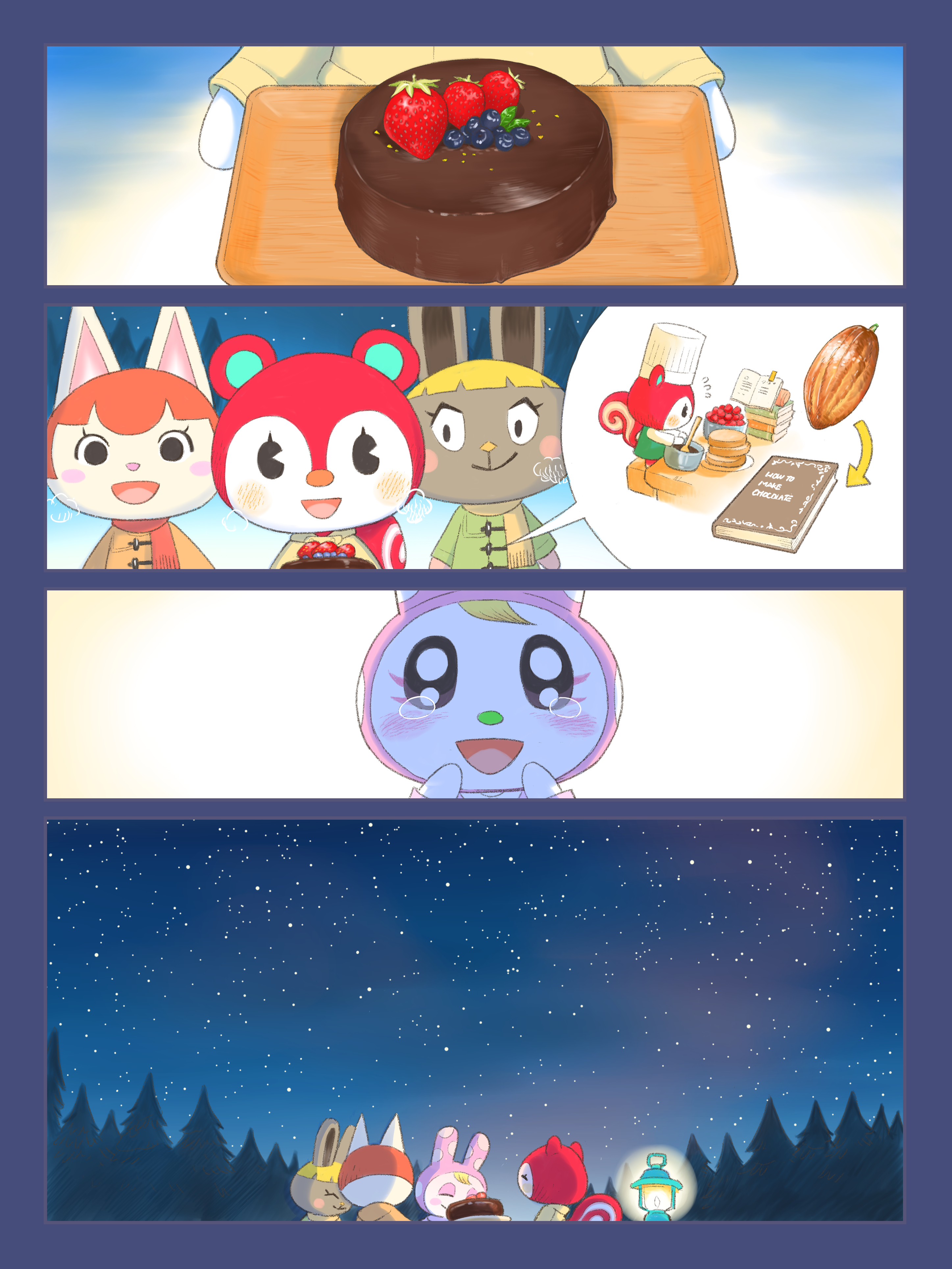くんぺい グミさんといつもの仲良し島住民たちの２月の出来事を描いてみました どうぶつの森 Animalcrossing Acnh あつ森 Poppy T Co 0dpqc9yo3r Twitter