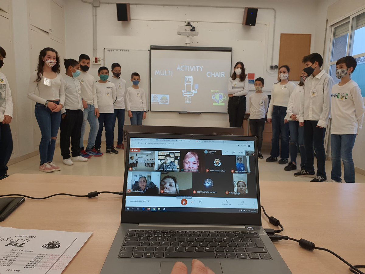 Escola_Alberich's tweet photo. 🤖 #MicroFLL 💻  #Virtual

Matí de projectes, programació, robòtica i nervis.

Gràcies a tots per fer-ho possible! 💪👏

#FLLReus2021 #RePlay 🏋️⛹🏼‍♀️🚴🏾👩‍🦽 @universitatURV @etseURV @FLLTgn_Reus @FLLSpain 

#Steam #Steamcat @educaciocat https://t.co/RIOIK9CKPX