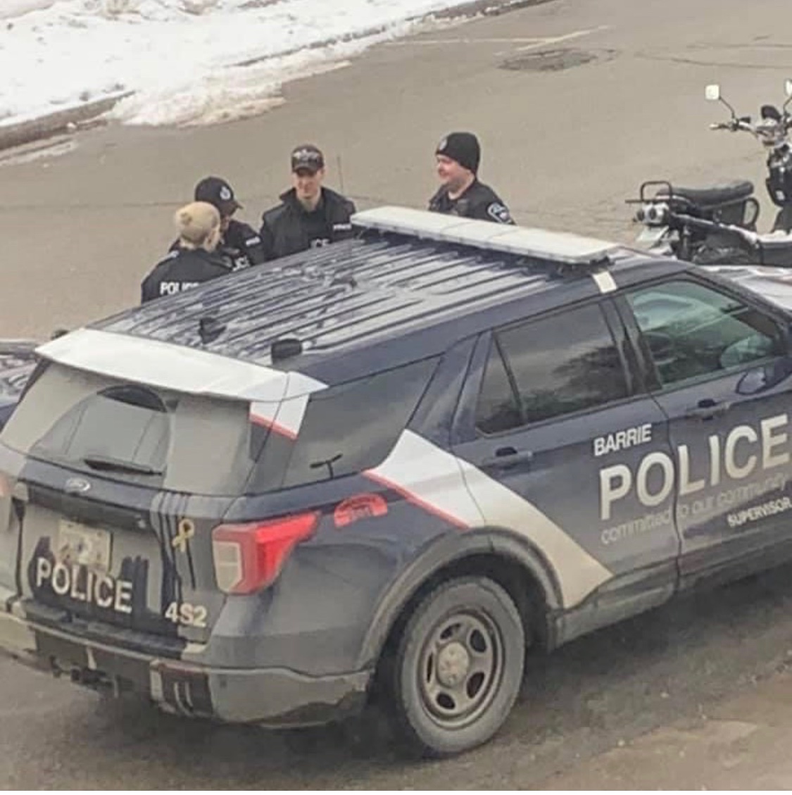 SierraWebs's tweet photo. @BarriePolice What a day for @BarriePolice yesterday. So much going on the whole crew forgot masks... https://t.co/7n7z1pJf9r