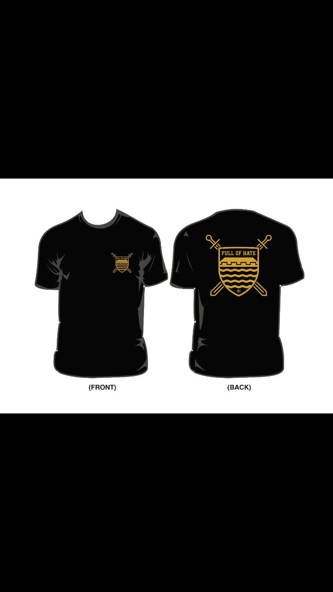 <a href="/KrowMerchDealer/">IG: @krowmerchdealer</a> X <a href="/FullOfHate1991/">FullOfHate</a> 
Pre order ditutup tanggal 8 Februari 2021. 
Perkiraan beres 14 Februari 2021.
140k belum ongkir 
S M L XL XXL. 
further Info, size chart, please WA: 0818614560. #krowmusicdealer #fullofhatebandung