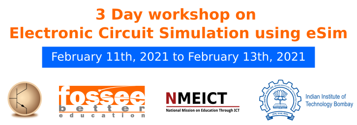 iesaonline's tweet image. Feb 11-13, 2021: Register to the 3-day workshop by @iitbombay.
lnkd.in/g23pMQZ
#FOSSEE #eSim #ElectronicCircuitSimulation
@Avnet @element14_Avnet @TXInstruments @ArrowGlobal @MouserElec @ADI_News