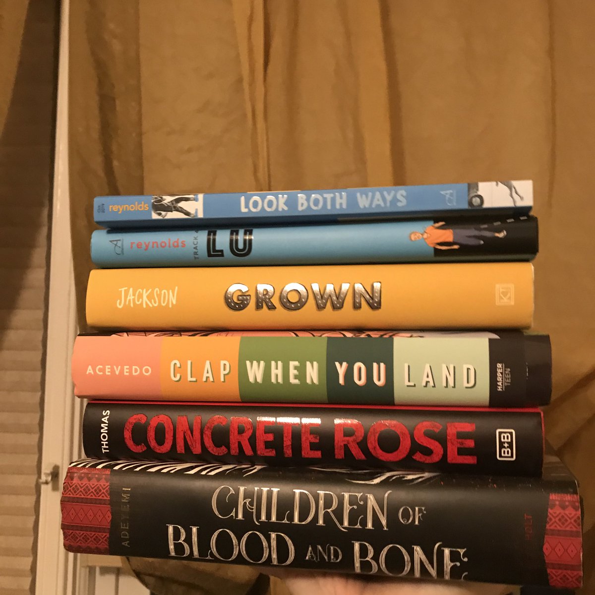WYSR_Podcast's tweet image. Julia’s TBR (of course, this is not a complete list). #MelaninInYA #BlackHistoryMonth 

I’m very, very excited to discuss literally every single book here with her and with anyone else. 💖📚