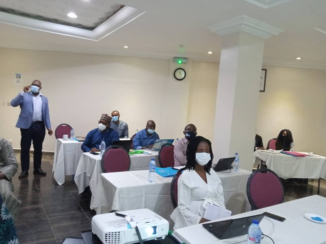 A meeting of NPSCMP leadership with warehouse experts to define warehouse standards for Nigeria. <a href="/OlubunmiAribea1/">Olubunmi Aribeana</a> <a href="/zukynokeke/">Azuka Okeke</a> <a href="/yinkajolaosho/">yinka jolaosho</a> <a href="/BakuraOnyeneke/">Henrietta Bakura Onyeneke</a> <a href="/LinusOdoemene/">Linus Odoemene</a> <a href="/Fmohnigeria/">Federal Ministry of Health, NIGERIA</a> @Chemonics <a href="/GlobalFund/">The Global Fund</a> <a href="/USAIDGH/">USAID Global Health</a>