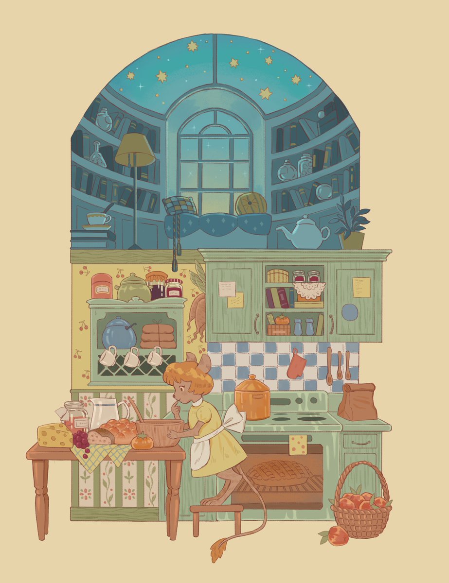 a mouse in the pantry! her name is persimmon